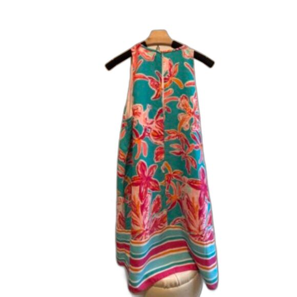 Lilly Pulitzer Ophelia Pima Cotton Jersey Knit Print Sleeveless Swing Dress, M - Picture 2 of 4